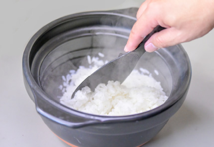 お米が炊けたら